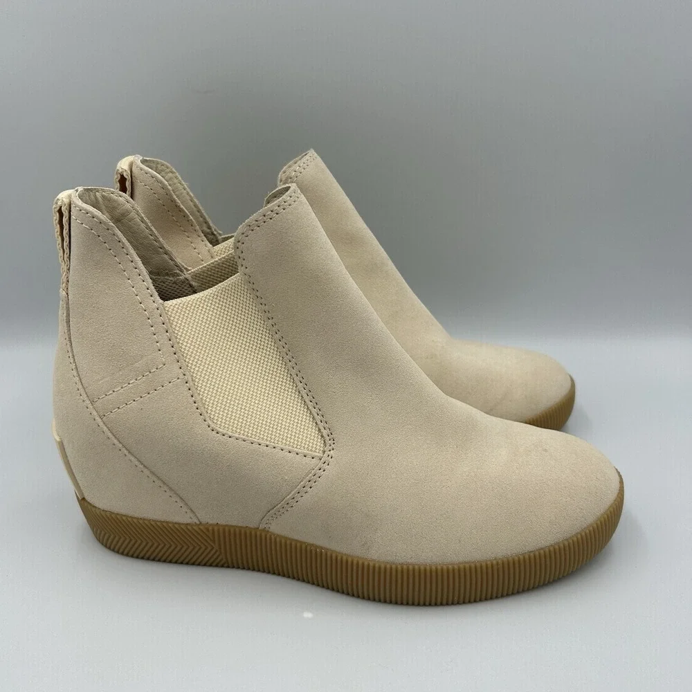 SOREL X CALIA Women's Out 'N About Slip-On Waterproof Wedge Boots SIZE‎ 6
